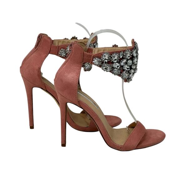Liliana Pink Wrapped In Rhinestones Stiletto Heels size 5.5 - Picture 5 of 16